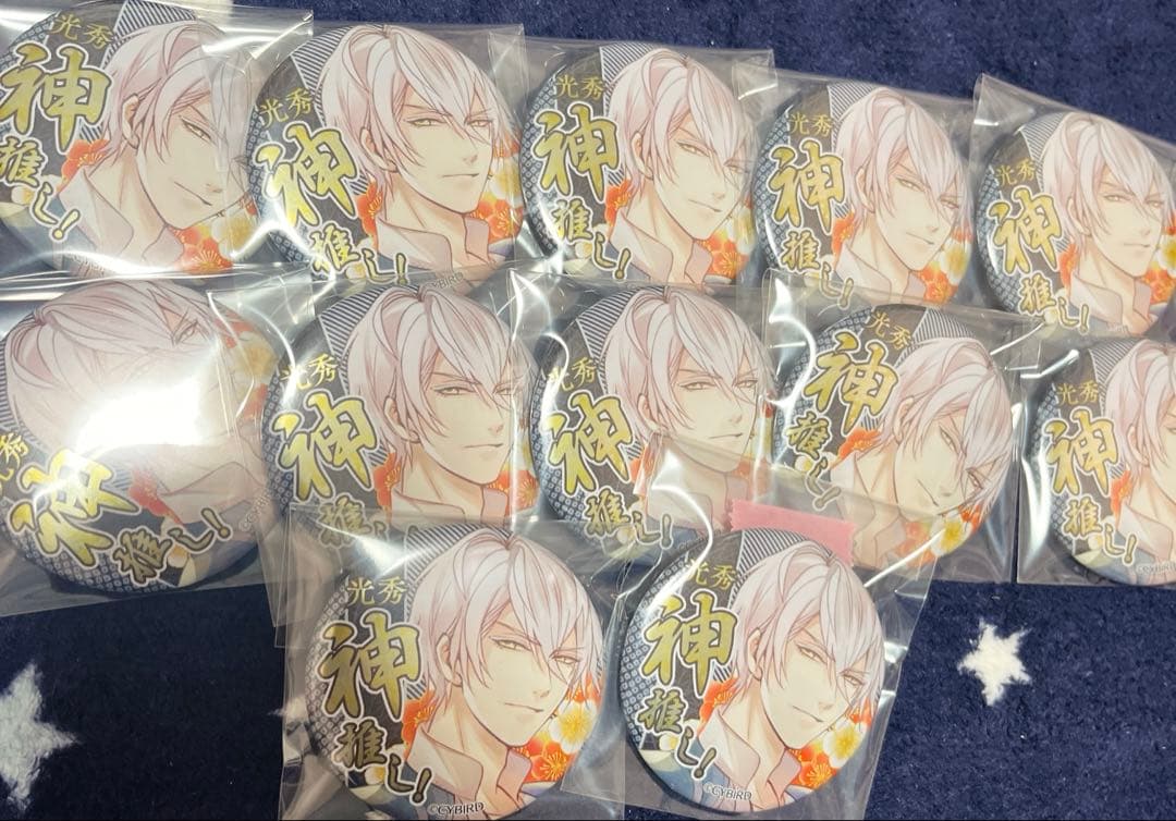 イケメン戦国　明智光秀　缶バッチセット