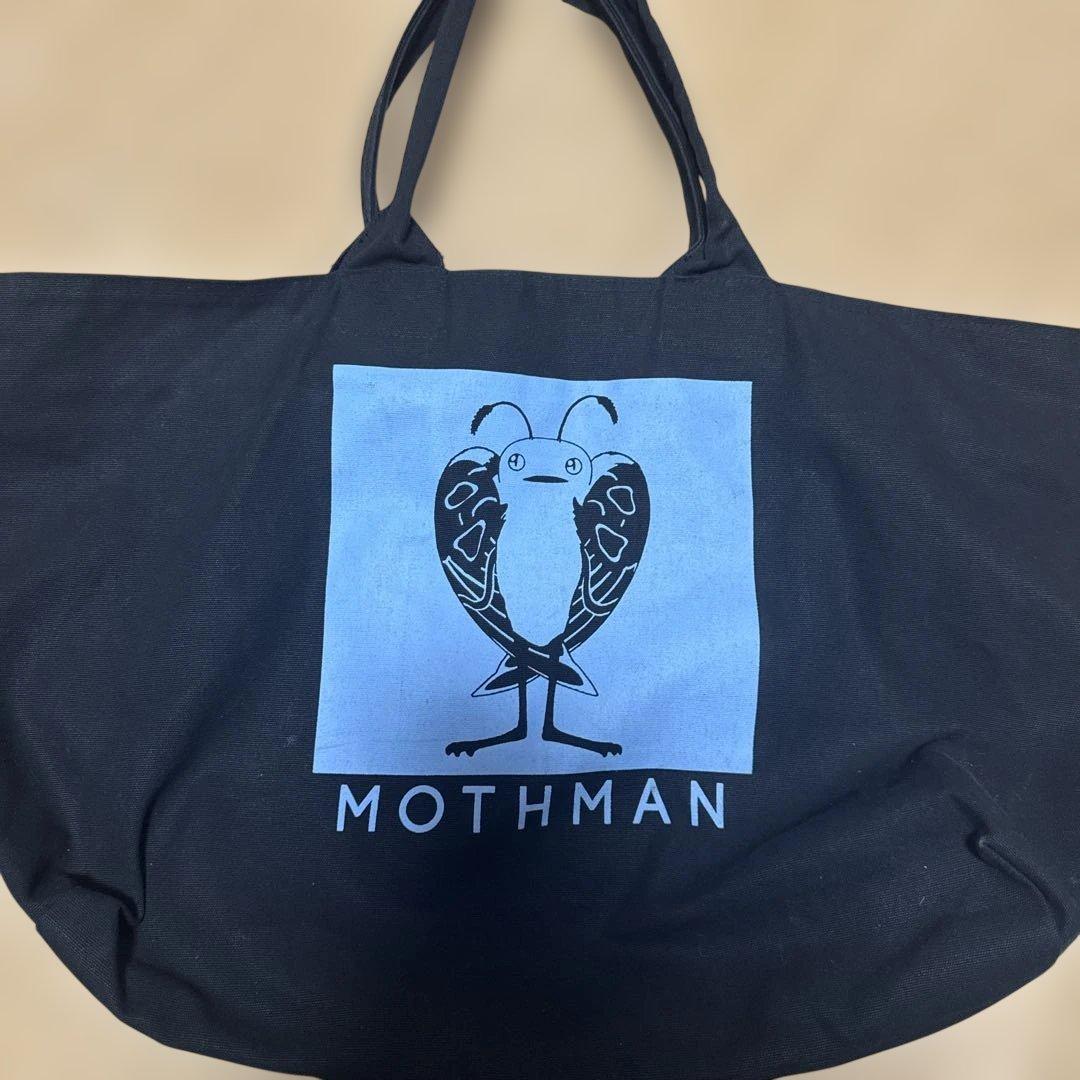 真・女神転生 モスマン BIGジップトートバッグ　ペルソナ　使用感有　おまけ有