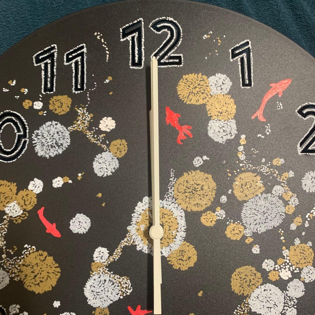 壁掛け時計、オリジナル手描き