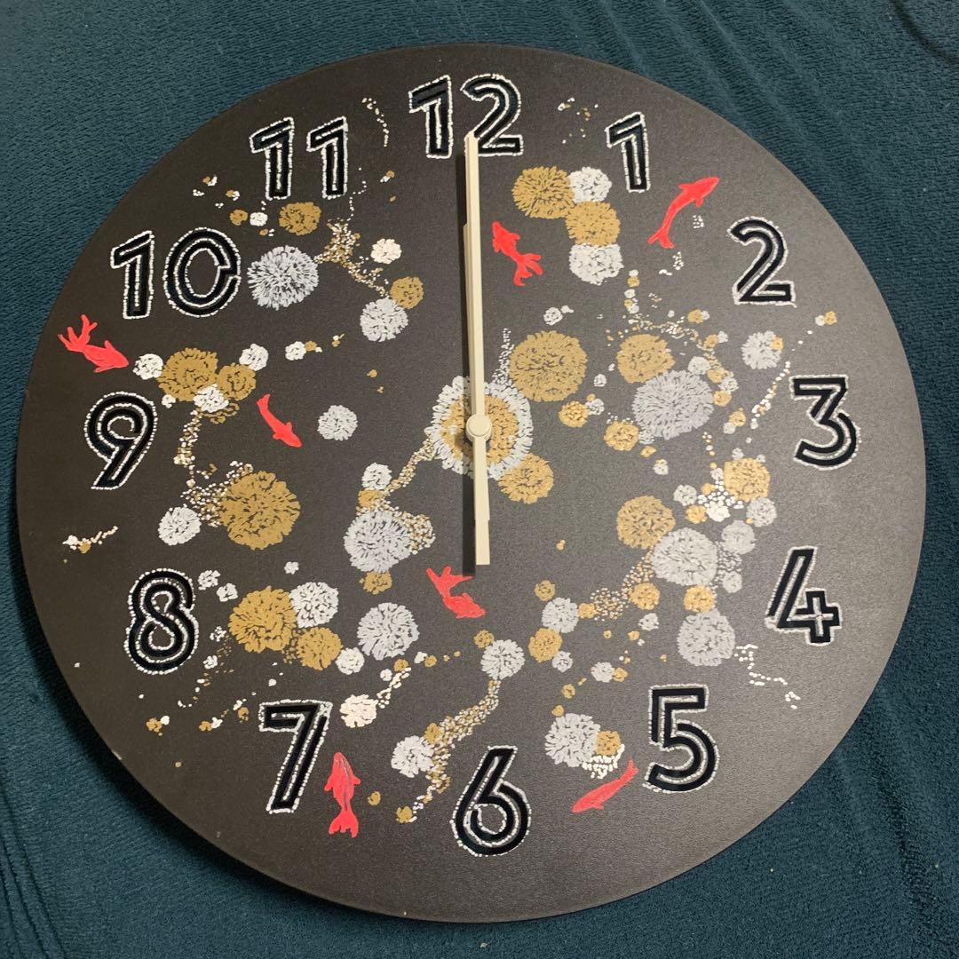 壁掛け時計、オリジナル手描き