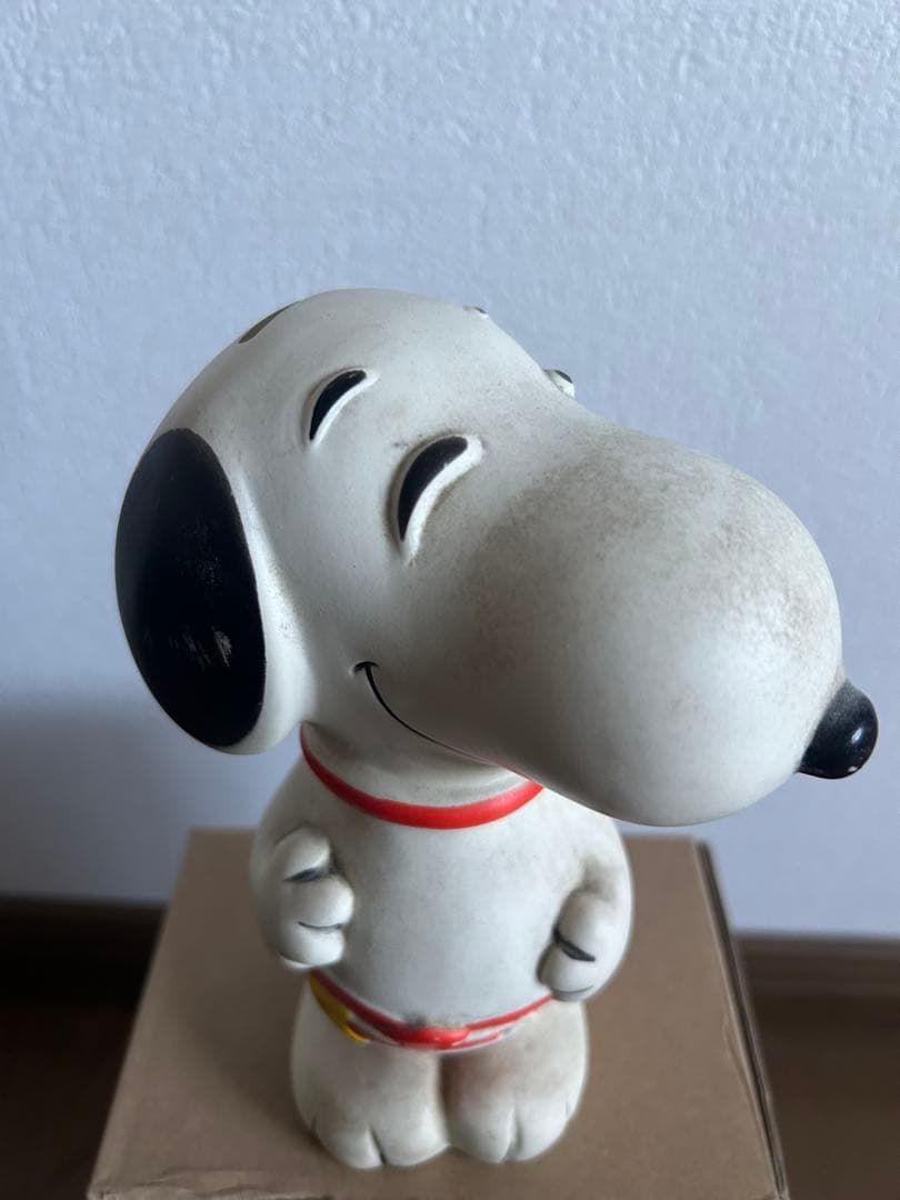 スヌーピー フィギュア 貯金箱2体セット