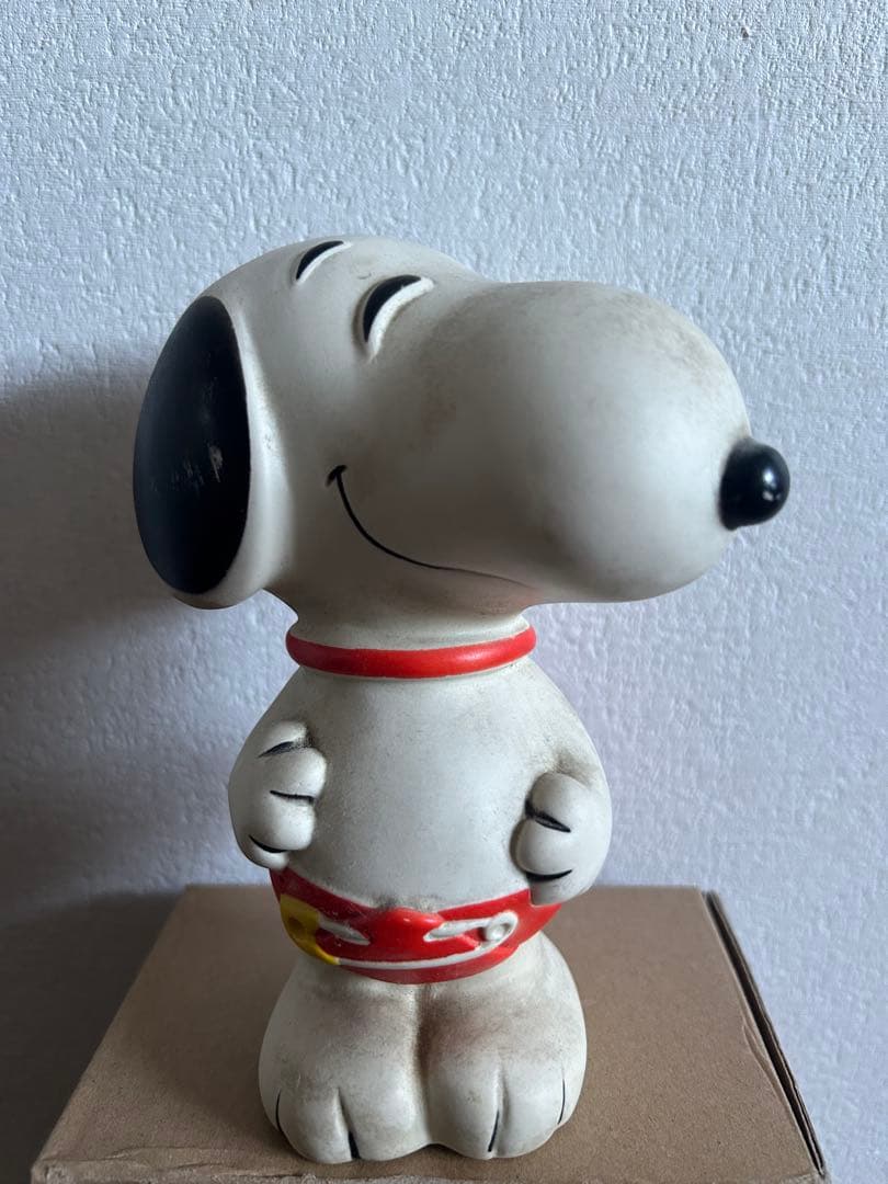 スヌーピー フィギュア 貯金箱2体セット