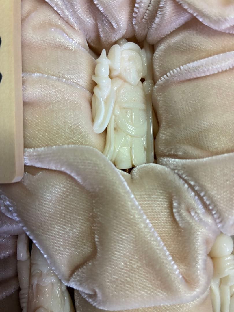 七福神サンゴの彫刻