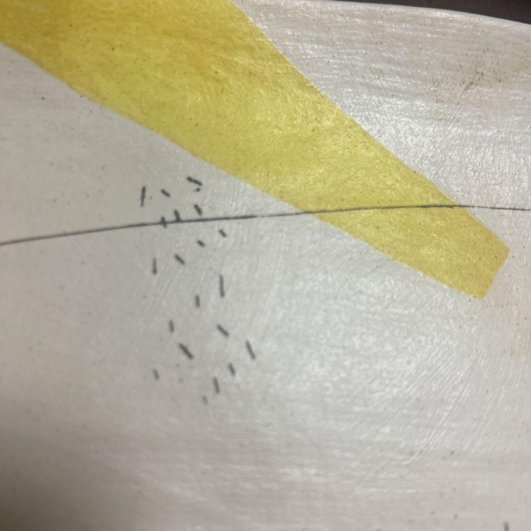 作家　陶芸作家　なんとなく四角皿　変形プレート　丸皿　２枚まとめ