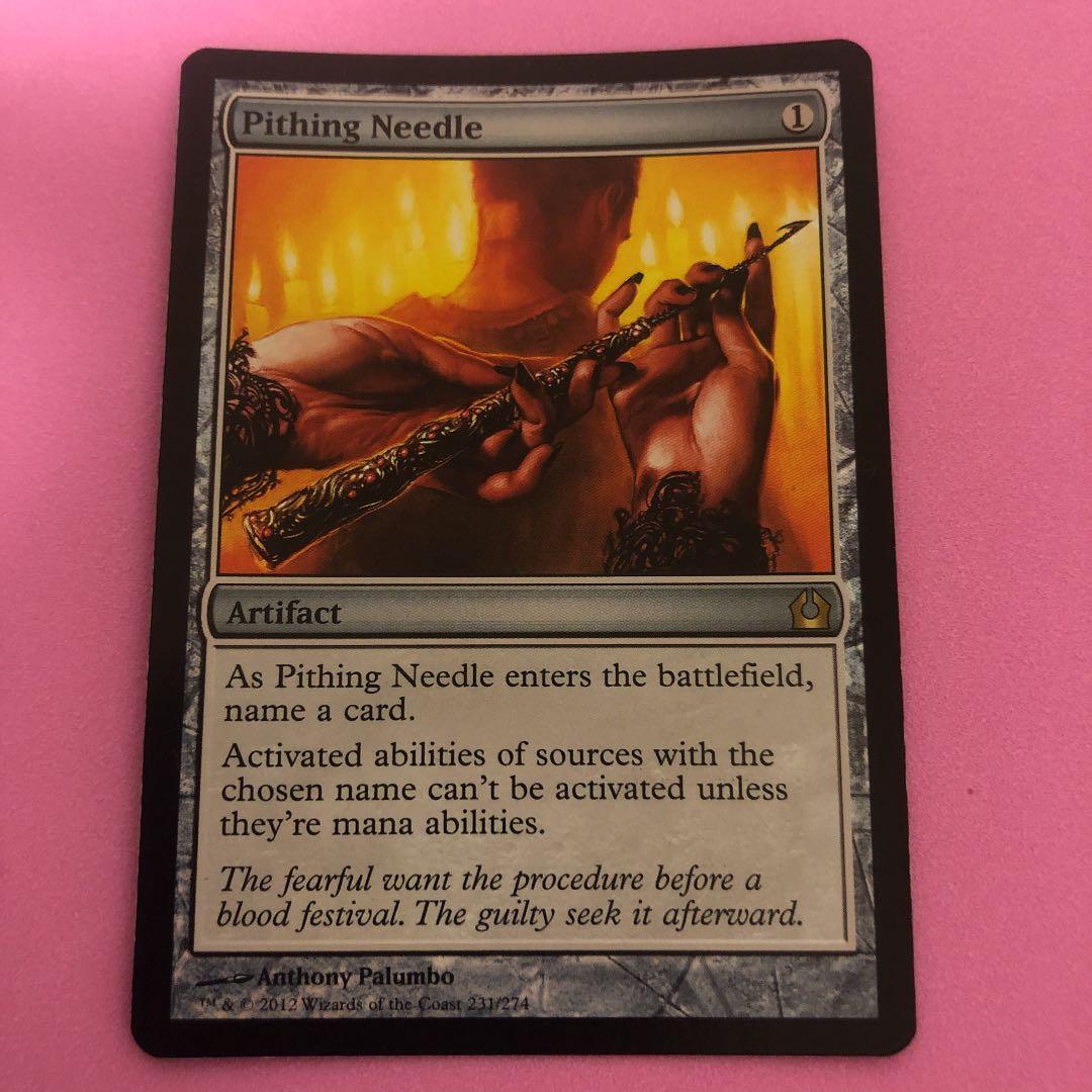 MTG 真髄の針 / Pithing Needle 英　FOIL 4枚セット