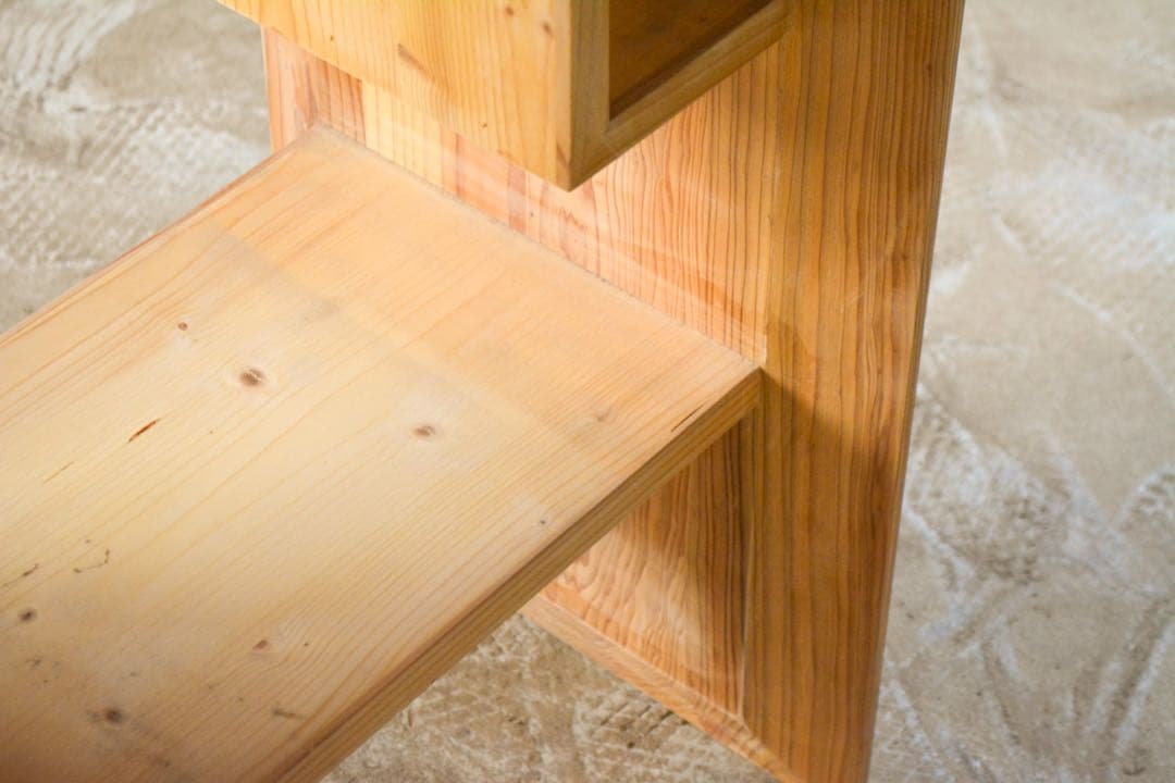 木製ラック シェルフ インテリア 棚 本棚 家具 木工 中古