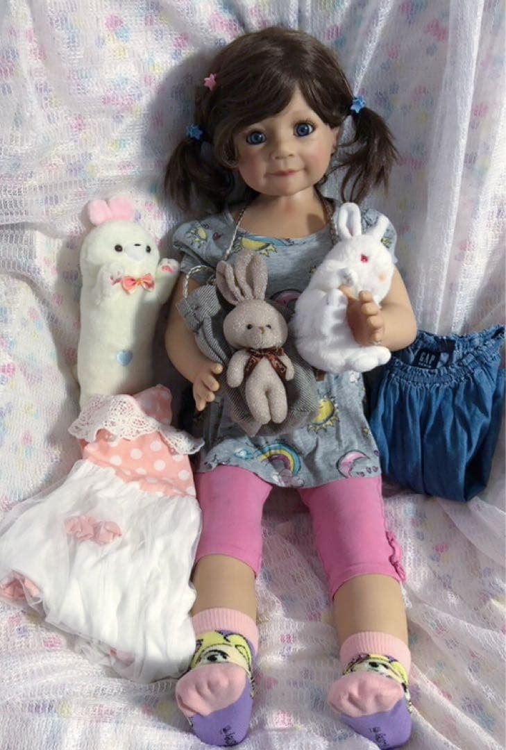 等身大人形　マスターピースドール　着せ替え人形　抱き人形　リボーンドール