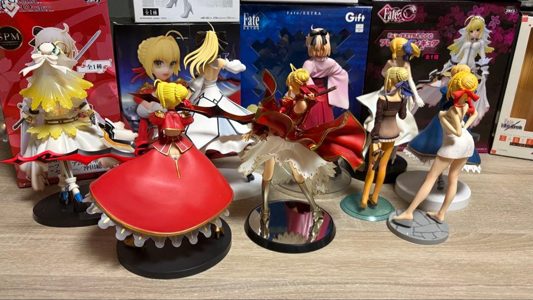 Fate セイバー 9体フィギュアセット　箱無し