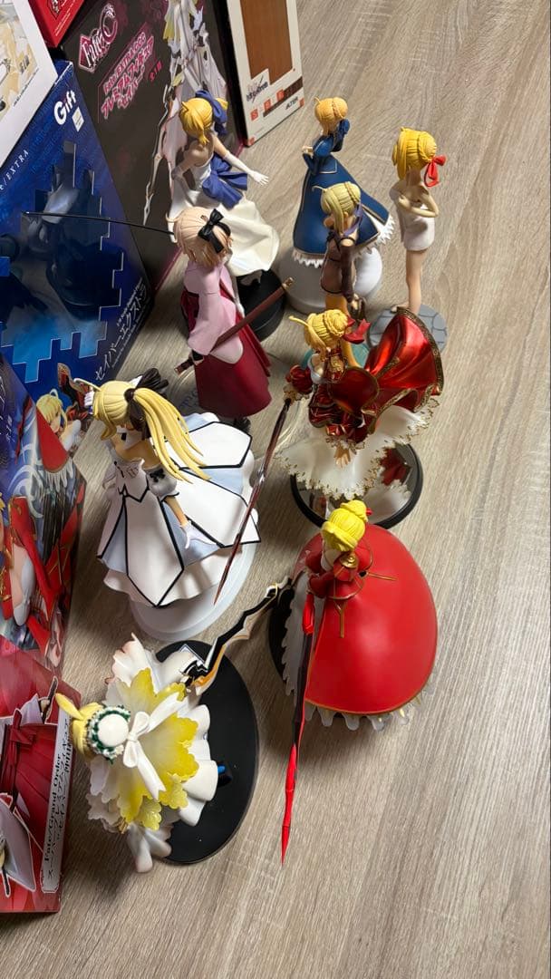 Fate セイバー 9体フィギュアセット　箱無し