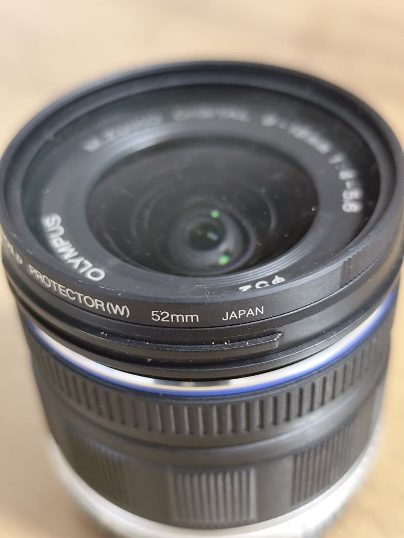 オリンパス広角レンズ+レンズフィルター+レンズフード