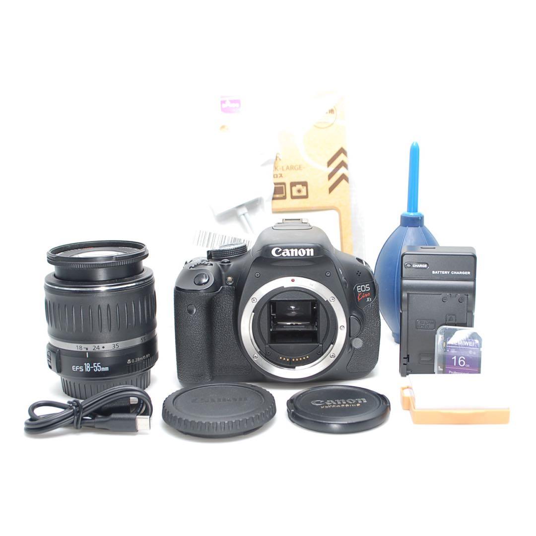 ❤️使いやすさNo.1一眼レフ❤️Canon kiss X5 すぐ撮影ができる