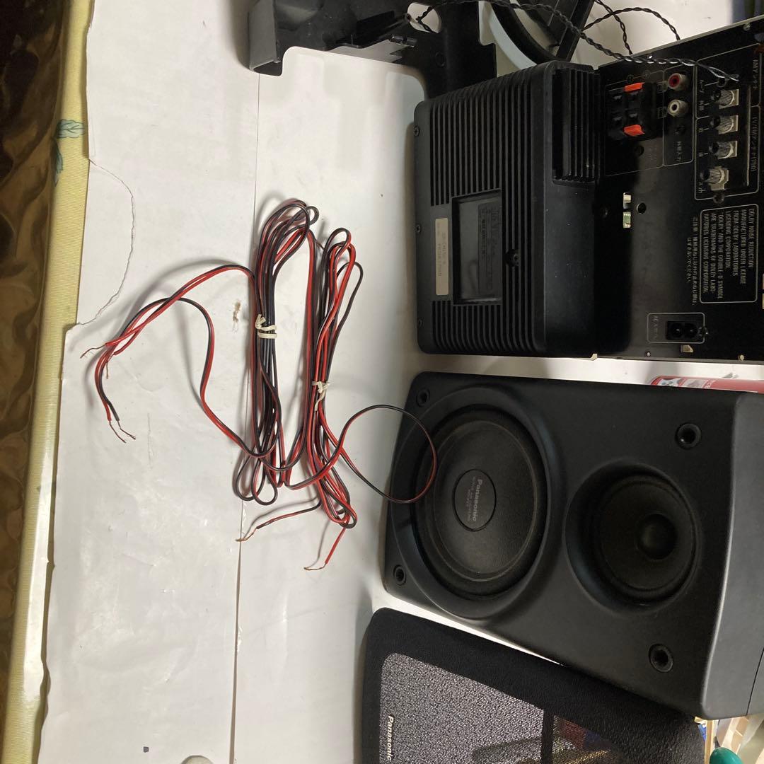 中古品Panasonic ミニコンポ カセットテープ CDプレーヤー ジャンク品