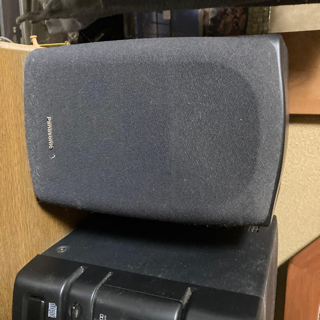 中古品Panasonic ミニコンポ カセットテープ CDプレーヤー ジャンク品