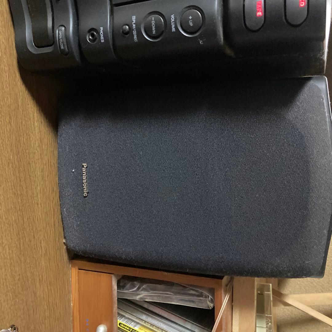 中古品Panasonic ミニコンポ カセットテープ CDプレーヤー ジャンク品