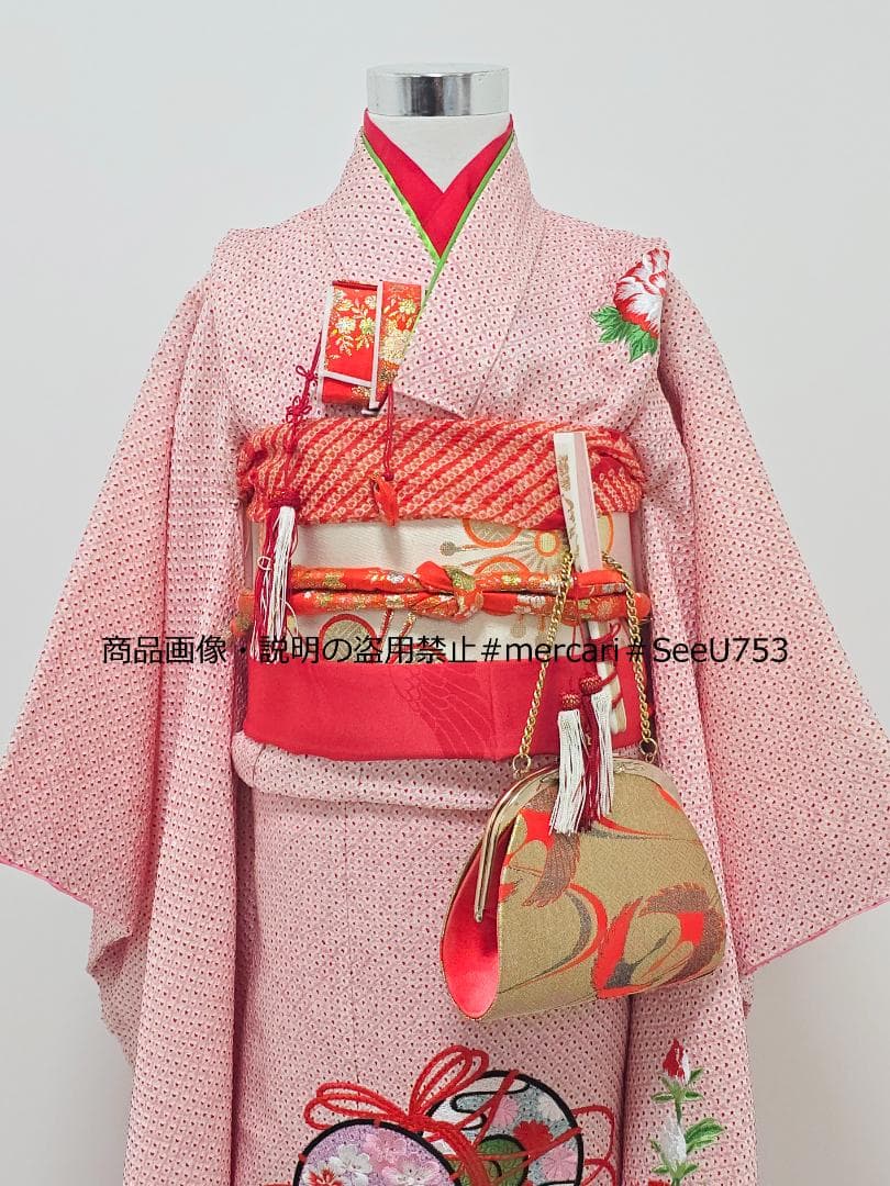 七五三　5歳～7歳　着物　フルセット　女の子 d07