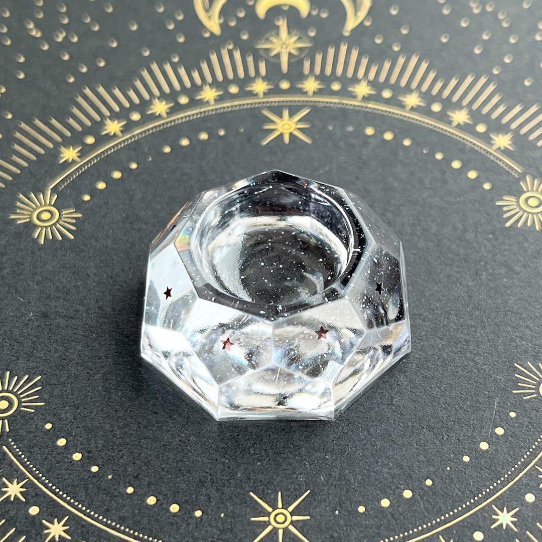 【ハンドメイド】135.137.宇宙玉チャーム　25mm 宇宙玉専用台座２個