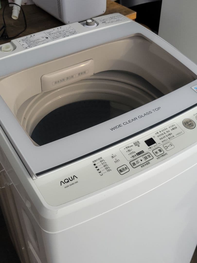 takka1623 AQUA 洗濯機 AQW-GV80J 8kg 20年製