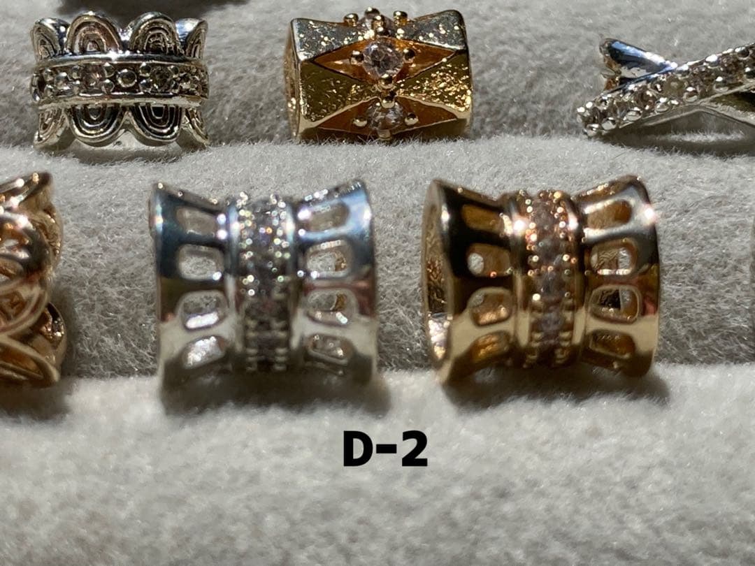 ロンデル　パーツ　シルバー　ゴールド　ハンドメイド　ばら売り