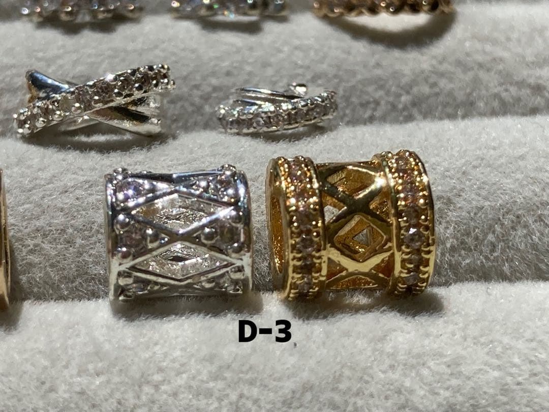 ロンデル　パーツ　シルバー　ゴールド　ハンドメイド　ばら売り