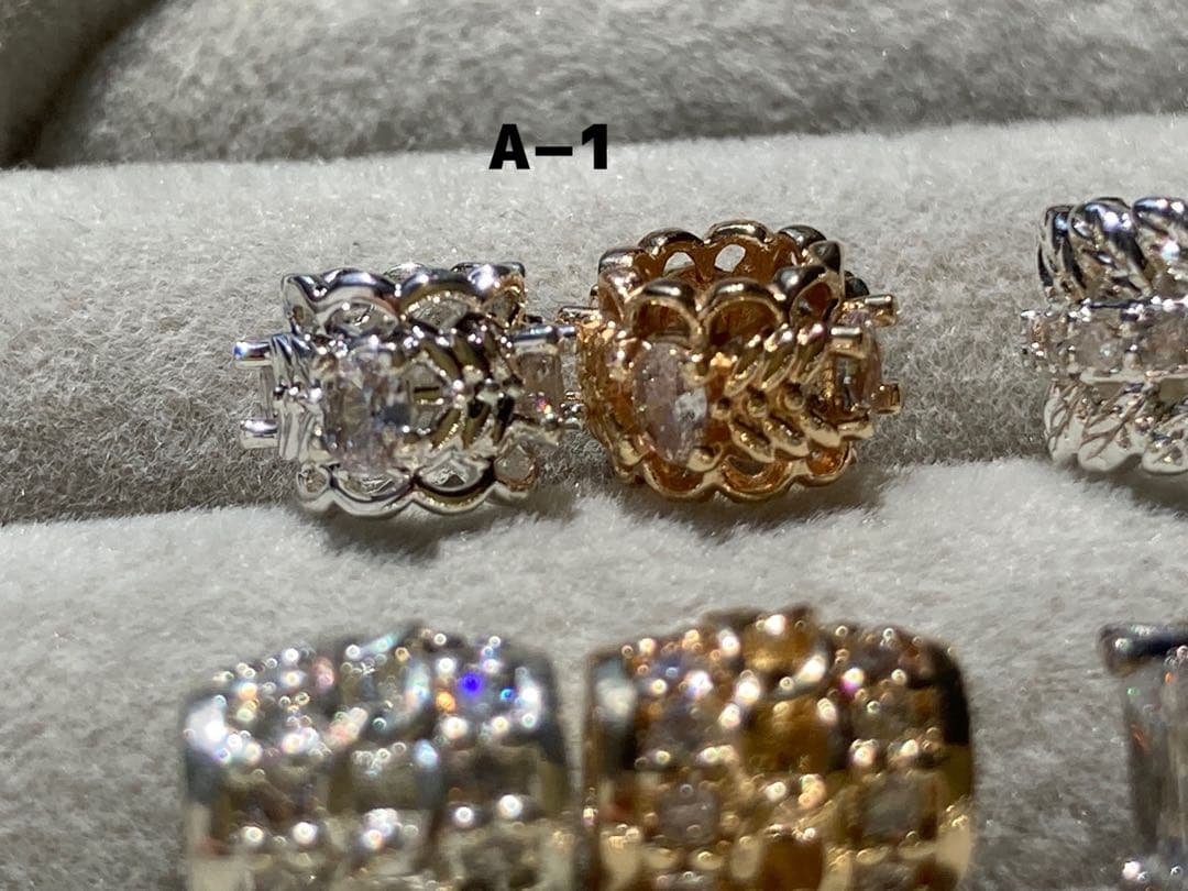 ロンデル　パーツ　シルバー　ゴールド　ハンドメイド　ばら売り