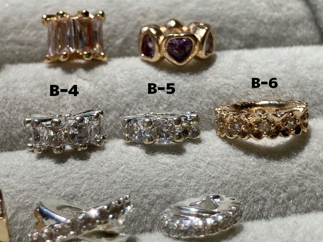 ロンデル　パーツ　シルバー　ゴールド　ハンドメイド　ばら売り