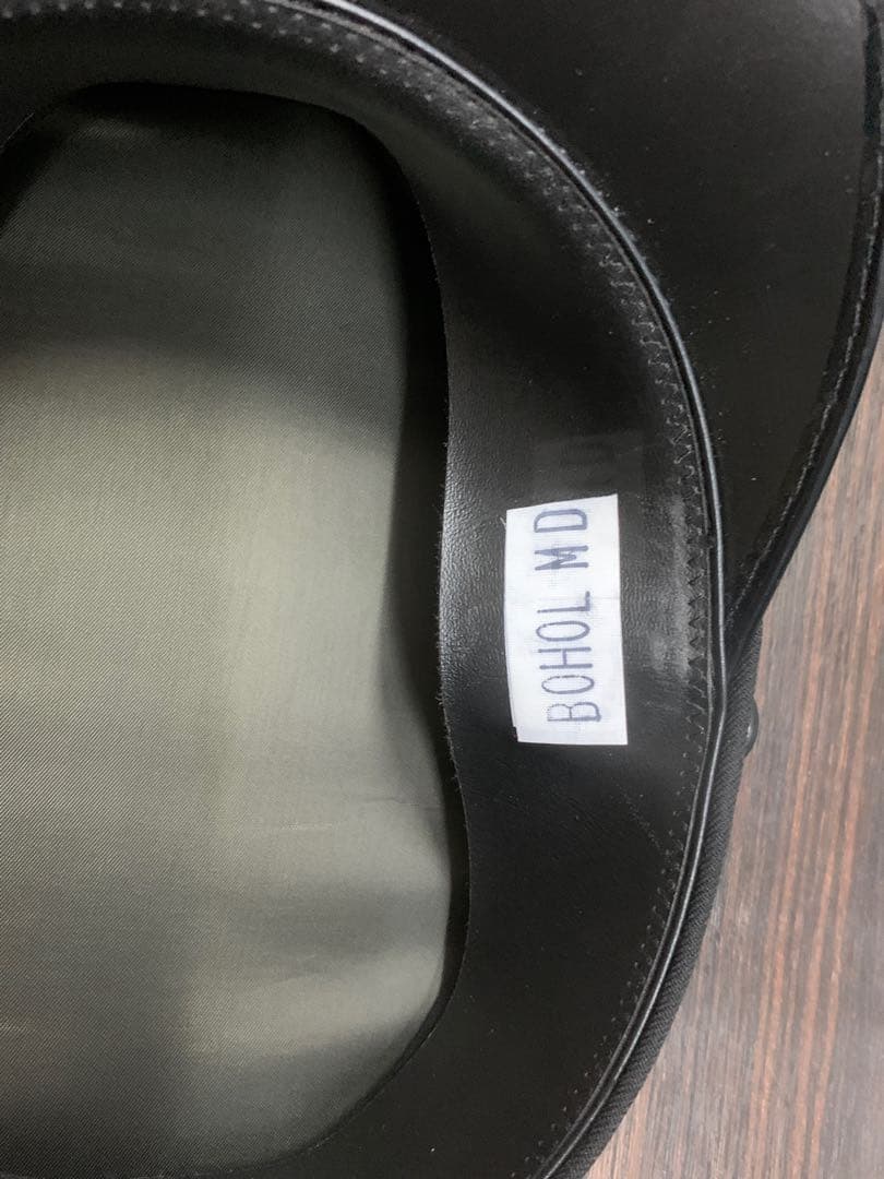 ミリタリー　オリーブグリーン 軍帽 ブラックバッジ