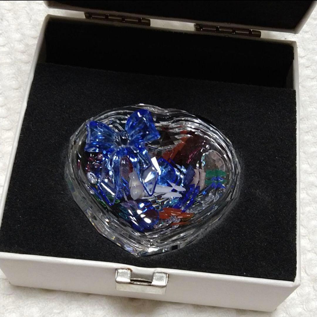 スワロフスキー 廃盤品 ハート　小物入れ　置物　宝石箱　希少