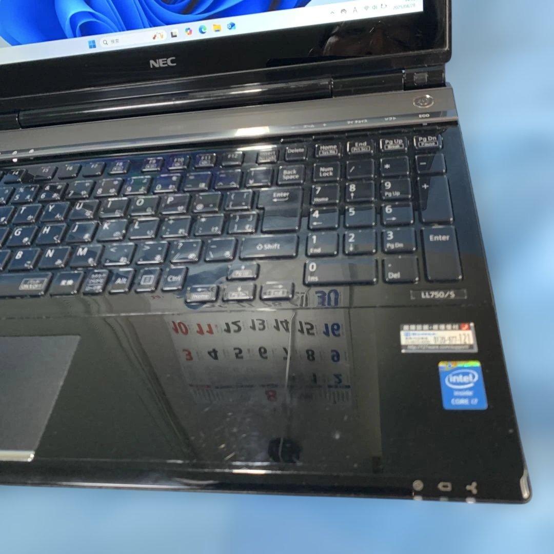 訳あり/NEC/LaVie/LL750/S/Core i7/8GB/BD/SSD