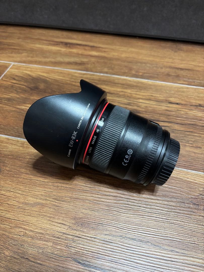 Canon EF 24mm f/1.4L II USM レンズ　フィルター1点付