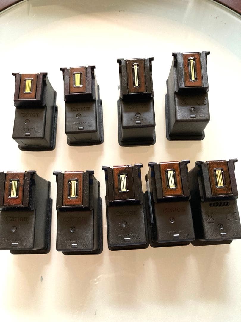 【使用済み】キヤノン　Canonインクカートリッジ　9個