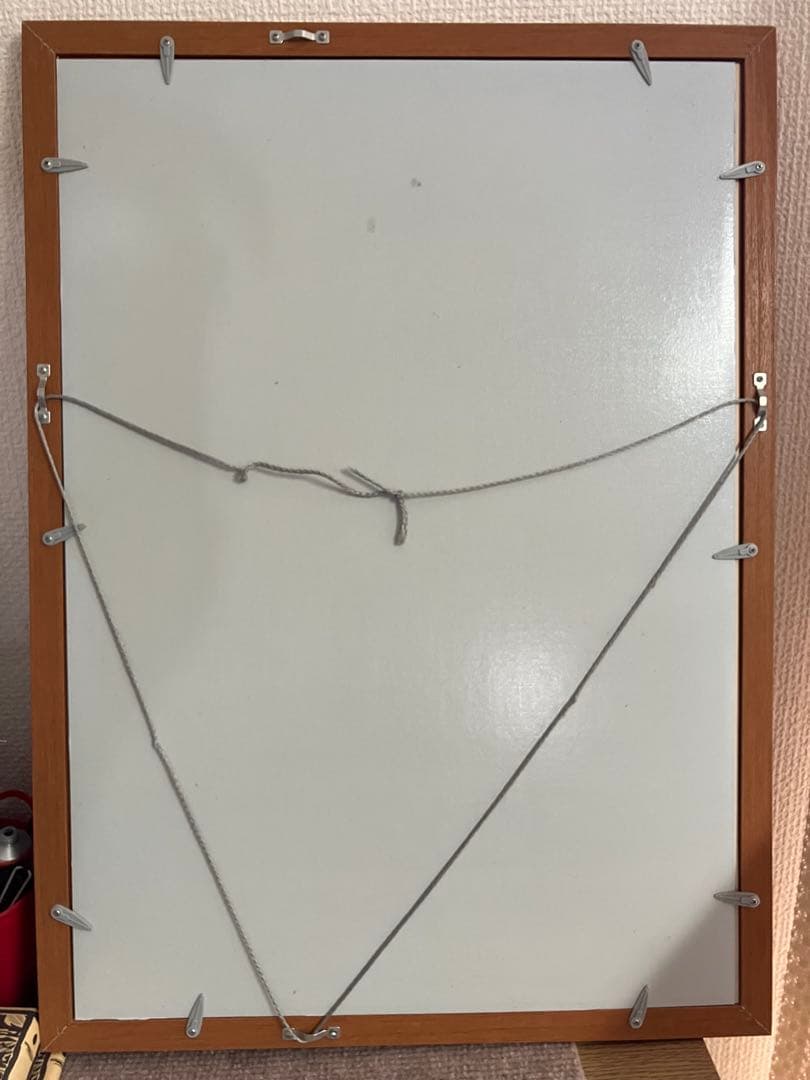 鹿児島睦　ポスター　額縁付き