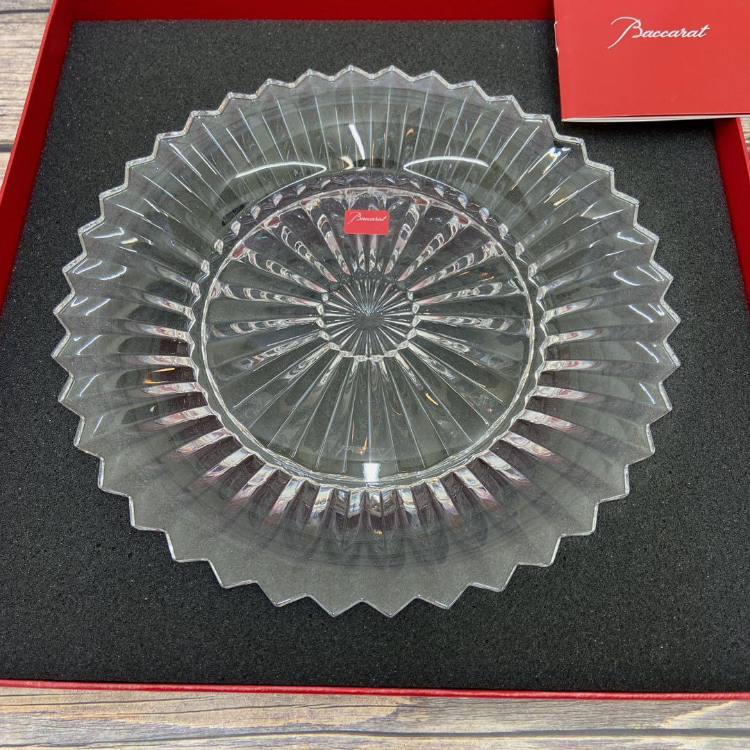 【美品】Baccarat 　バカラ 　ミルニュイ　 プレート 21ｃｍ