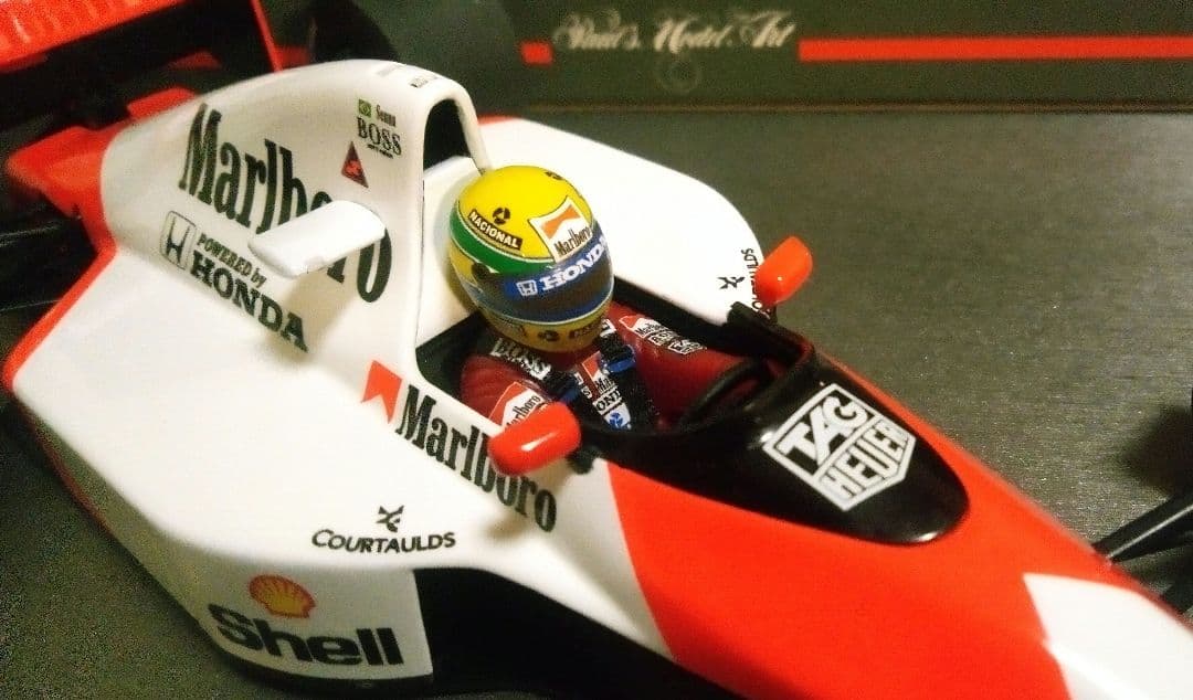 ミニチャンプス 1/18 F1 マクラーレン MP4/5B A.セナ リペイント