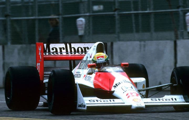 ミニチャンプス 1/18 F1 マクラーレン MP4/5B A.セナ リペイント