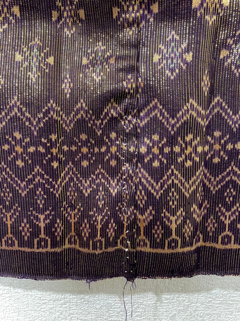 ラオス民族衣装　薄手　シン　6-8