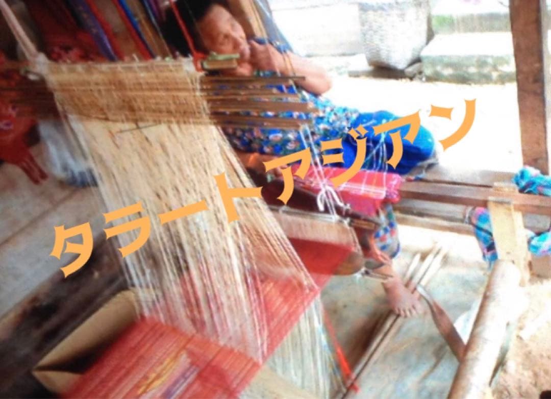 ラオス民族衣装　薄手　シン　6-8