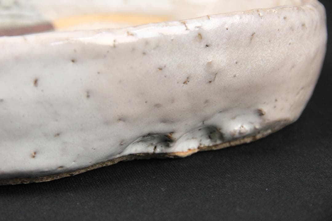 茶道具　十一代 三輪休雪 萩焼　平皿　鉢 共箱 FJ9-9