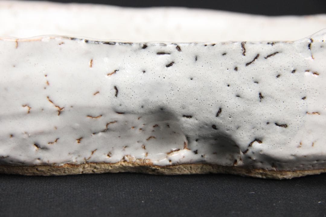 茶道具　十一代 三輪休雪 萩焼　平皿　鉢 共箱 FJ9-9