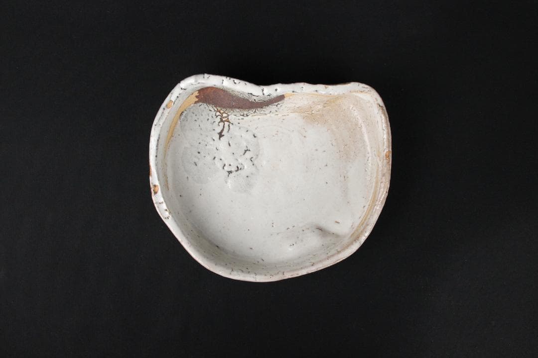 茶道具　十一代 三輪休雪 萩焼　平皿　鉢 共箱 FJ9-9