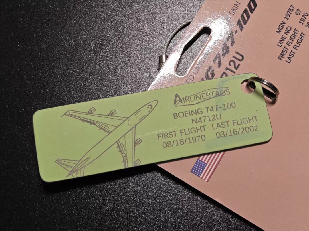 パンアメリカン航空 Airlinertags B747