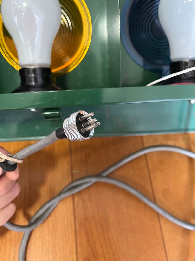 昭和レトロ 信号機 信号器 交通教室用信号機 ビンテージ 昭和53年 現状品