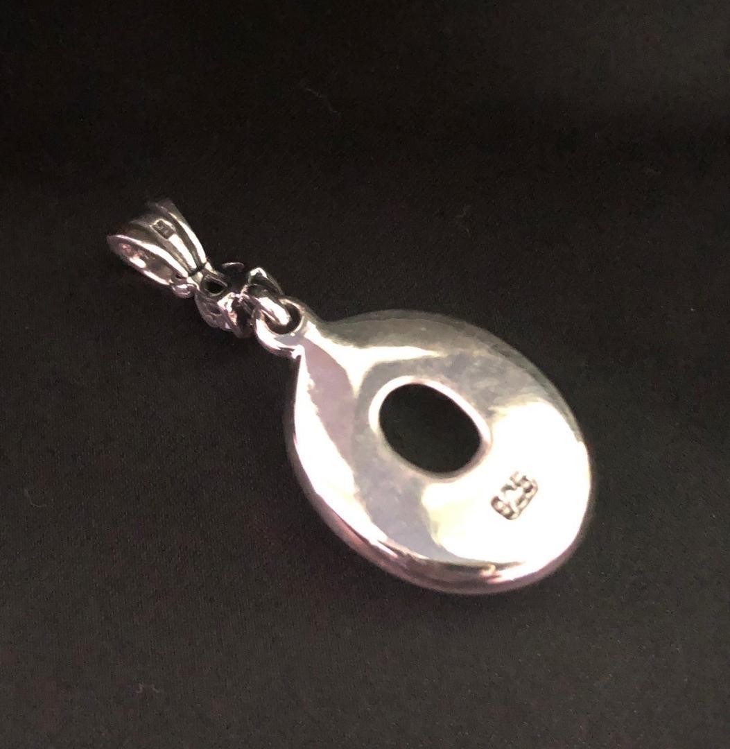 シルバー925 ペンダントトップ　ネックレス　ターコイズ　新品　4-7 9215