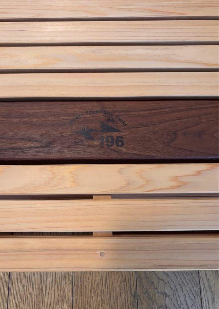 ひのき196 二つ折りテーブルKUROSON370Fとオプションテーブルセット