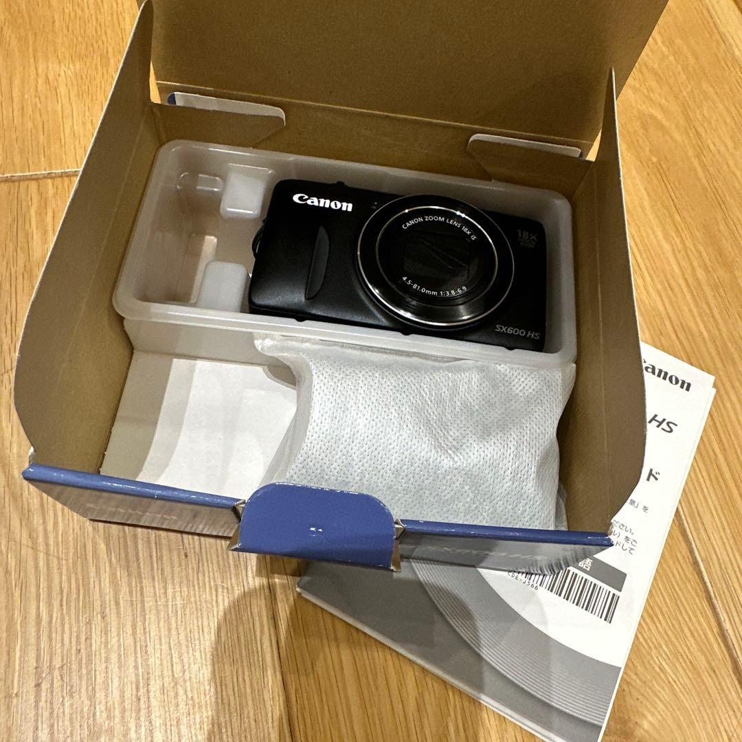 Canon PowerShot SX600 HS Wi-Fi ブラック　デジカメ