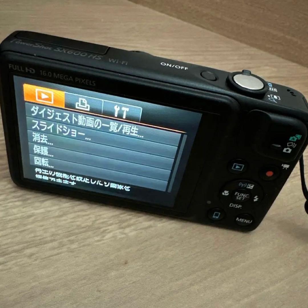 Canon PowerShot SX600 HS Wi-Fi ブラック　デジカメ