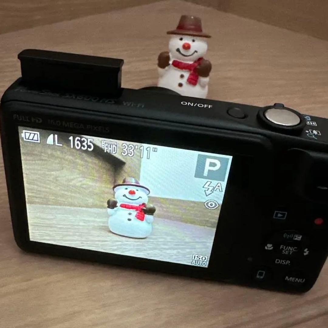 Canon PowerShot SX600 HS Wi-Fi ブラック　デジカメ