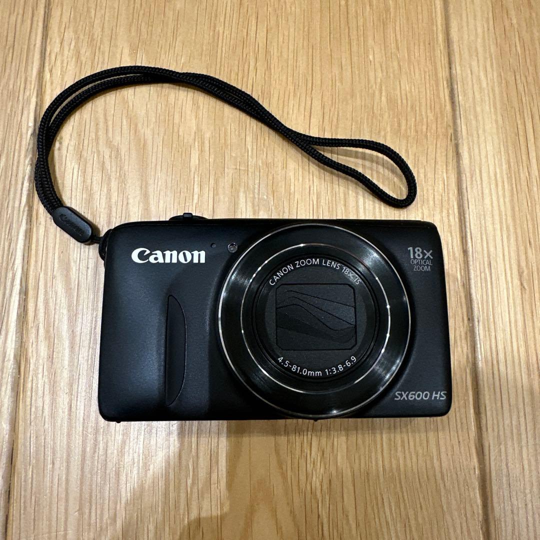 Canon PowerShot SX600 HS Wi-Fi ブラック　デジカメ