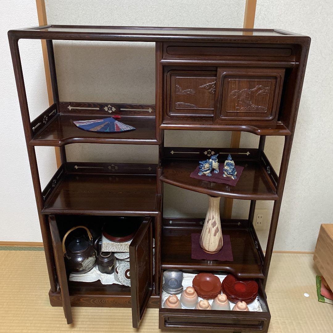 和茶棚　唐木　鉄刀木（たがやさん）