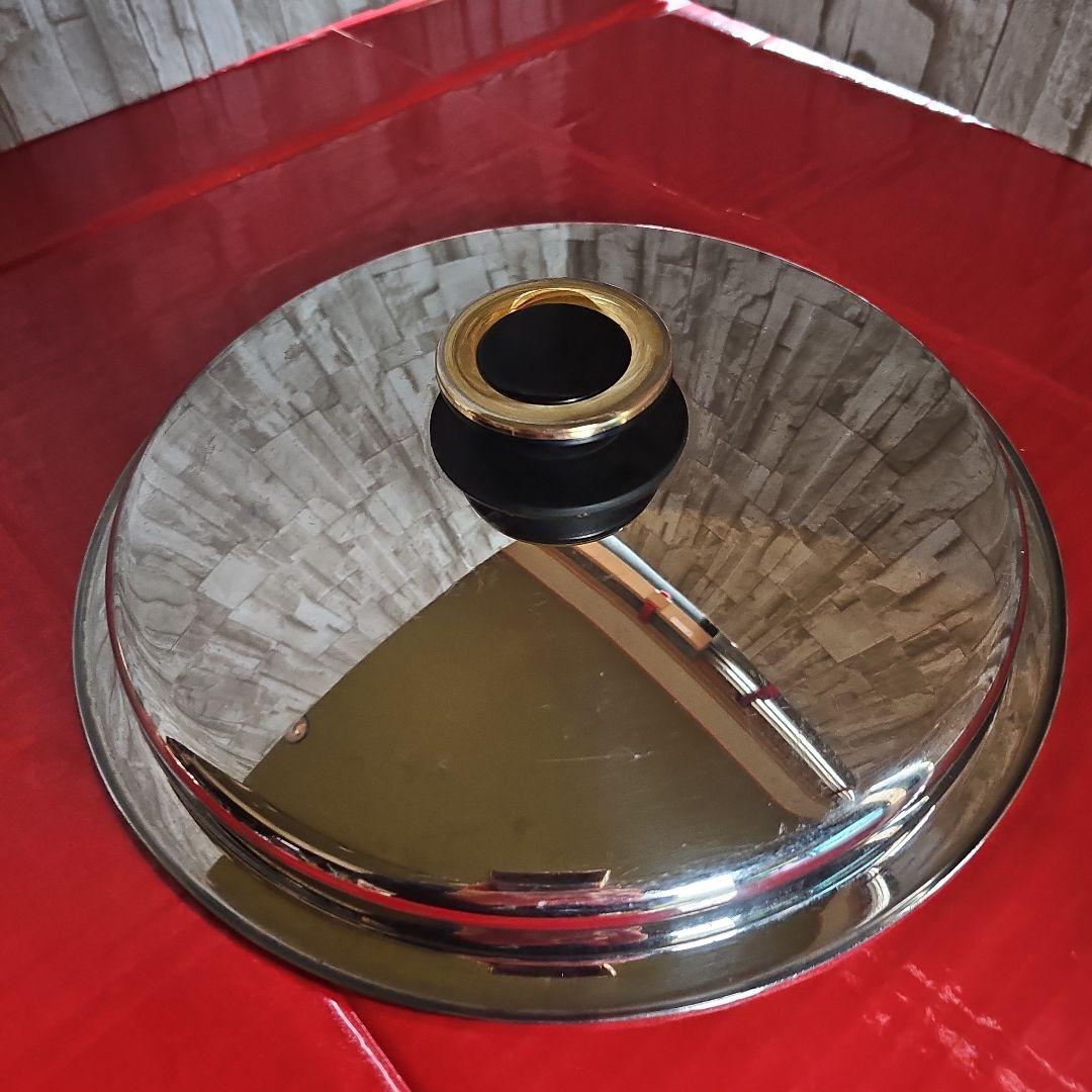 タッパーウェア深ステンレス鍋30cm