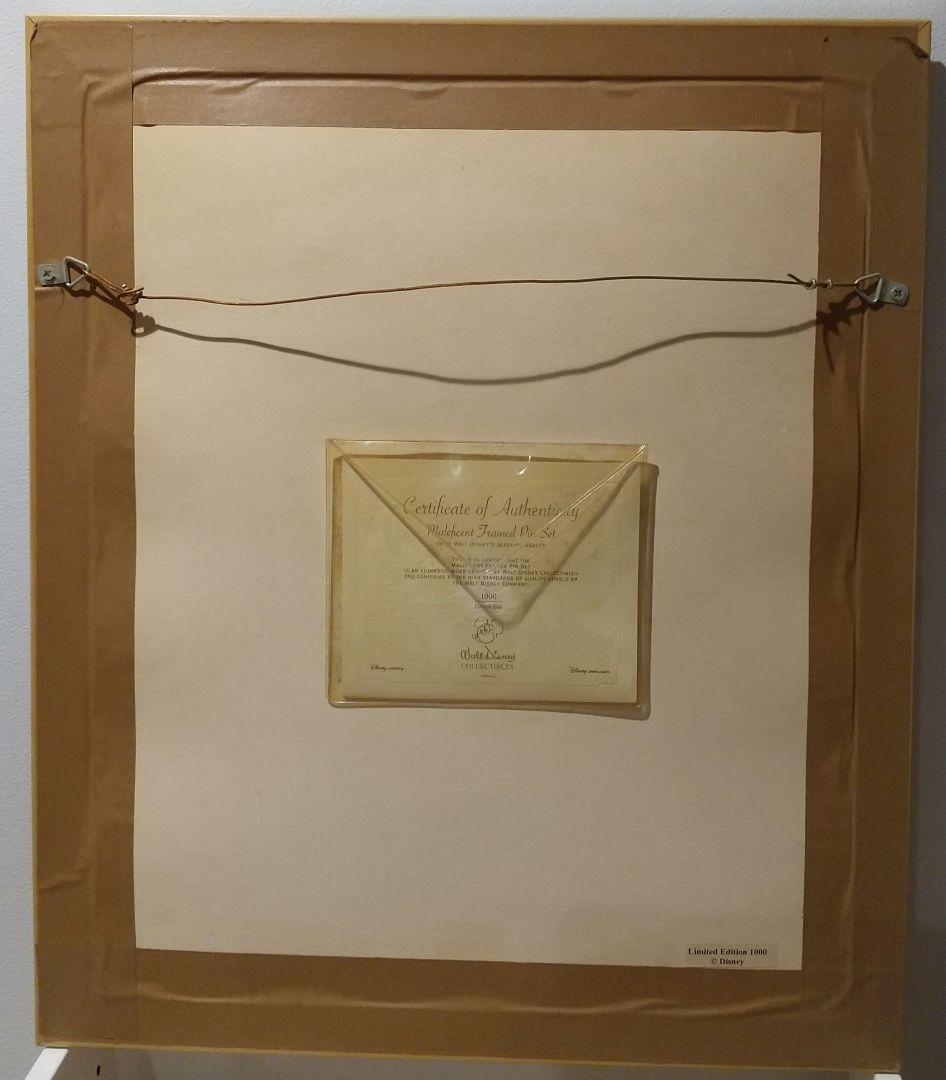 よ*ン様 ２５年～３０年前 ディズニー ヴィランズの絵画(額縁つき)